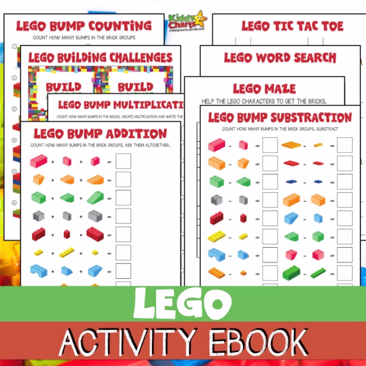 Who doesn't love LEGO?!? We have a Lego activities book for FREE for the kids - perfect for you to download and give them some fun things to do anytime of year! #Lego #kidsactivities #legoforkids #legofun #free #freeactivities #printables #ebooks #freeebooks
