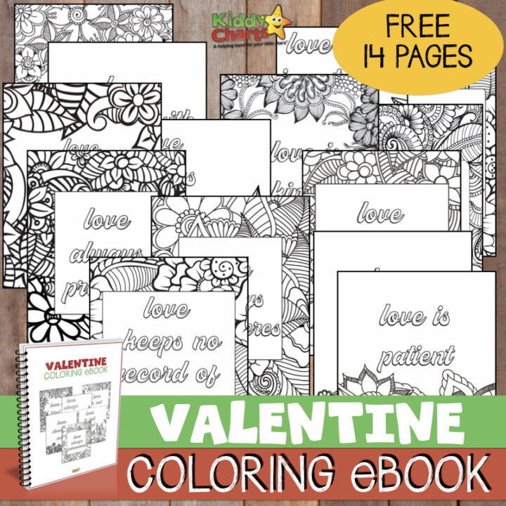 We have a lovely Valentines coloring book for you to download - check it out now! #valentinesday #love #coloring #valentines #ebooks