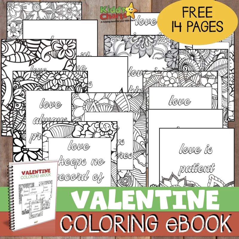 We have a lovely Valentines coloring ebook for children for you to download - check it out now! 