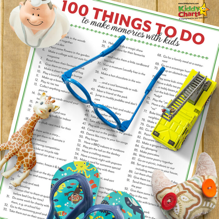 100 Things to do to make memories IG