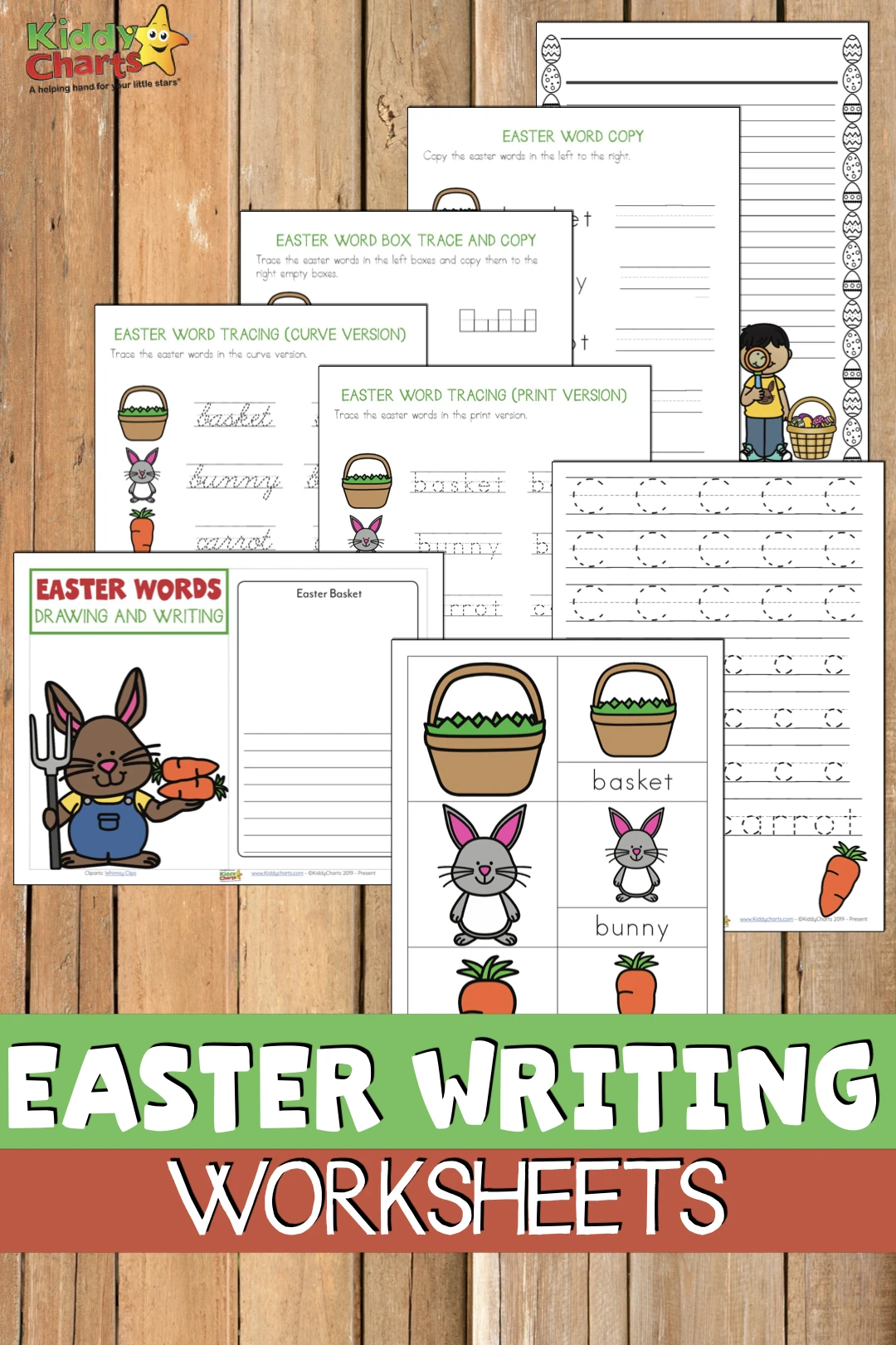 Gorgeous Easter Writing activity - four pages, and the option to buy a fabulous eBook for Easter writing activities with 33 pages! #ebooks #Easter #Writing #Homeschool #EasterActivities #Learning