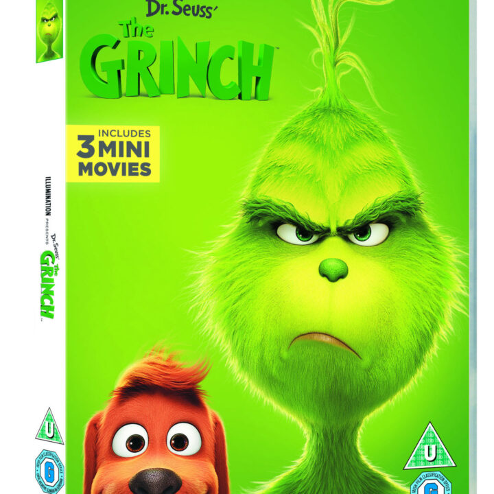 This image is showing the cover of a DVD set which includes three mini movies based on Dr. Seuss' 