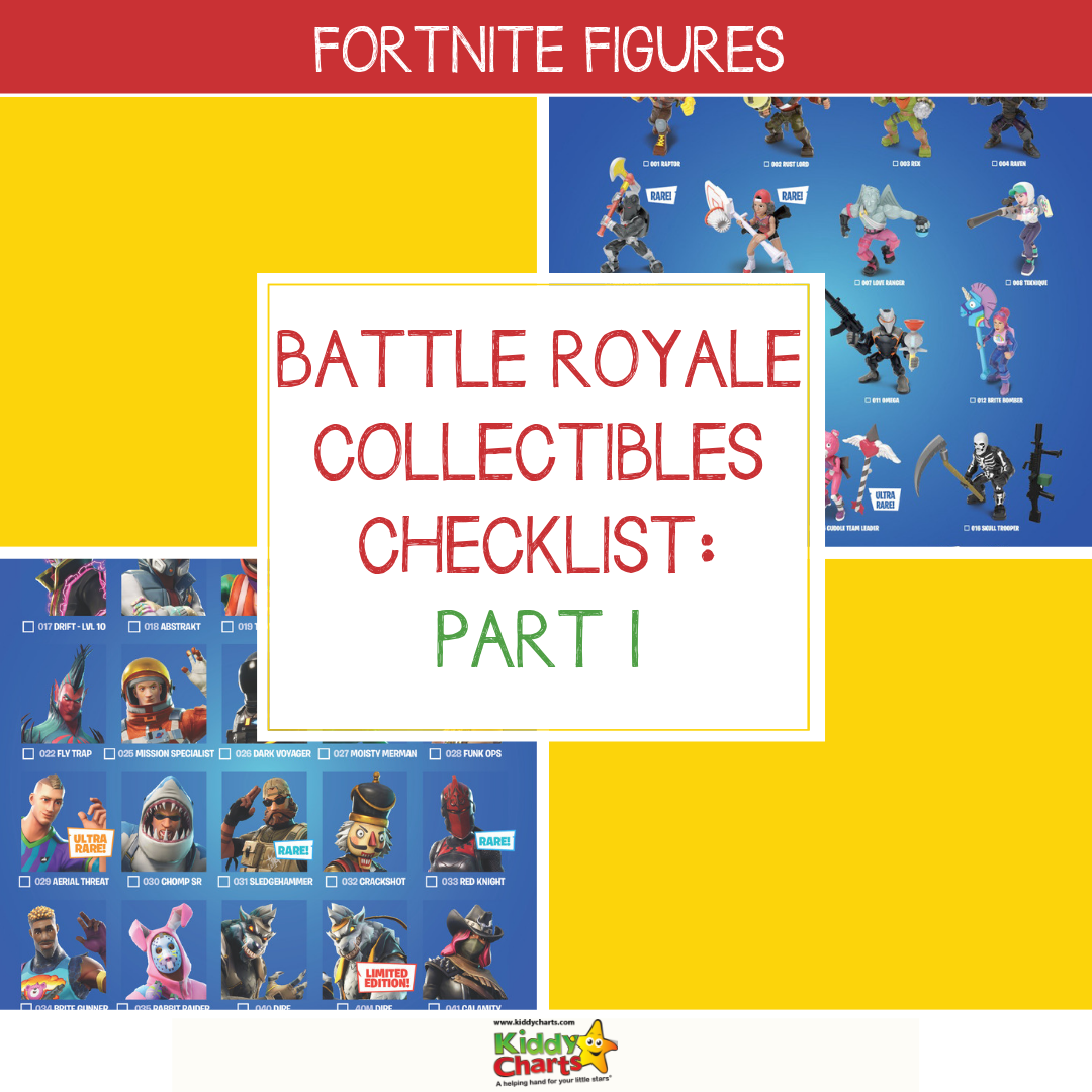 Fortnite Figures Battle Royale Collectibles Checklist Part 1