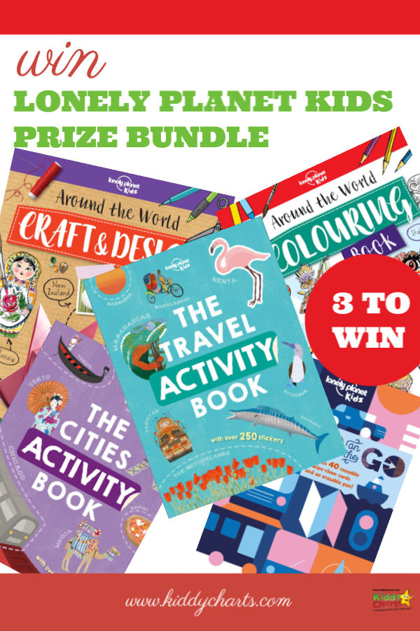 Our final giveaway this summer countdown is wonderful Lonely Planet Kids activity books - amazing books to help kids learn about the world around them.