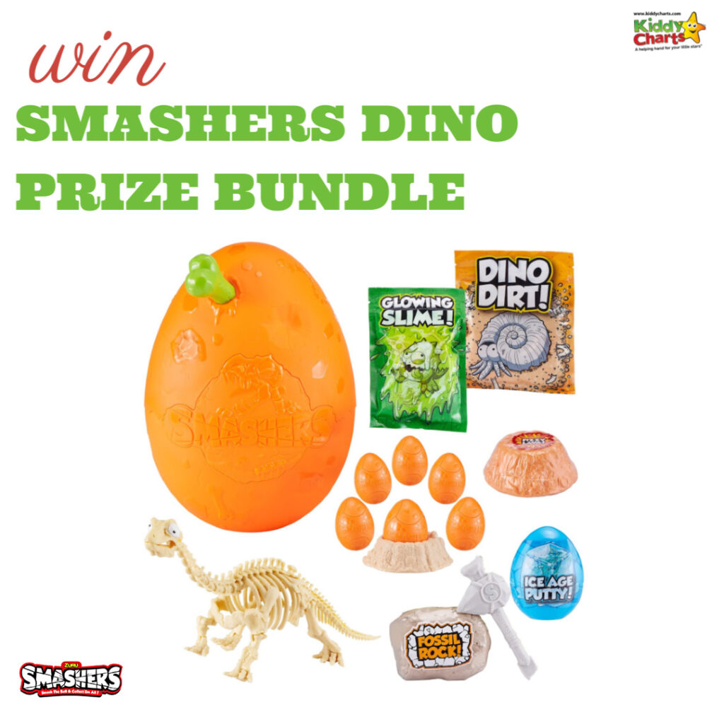 For day FIVE of our Summer Countdown on KiddyCharts, we have teamed up with ZURU to offer a roarsome Smashers Dino prize including an Epic Dino Egg!