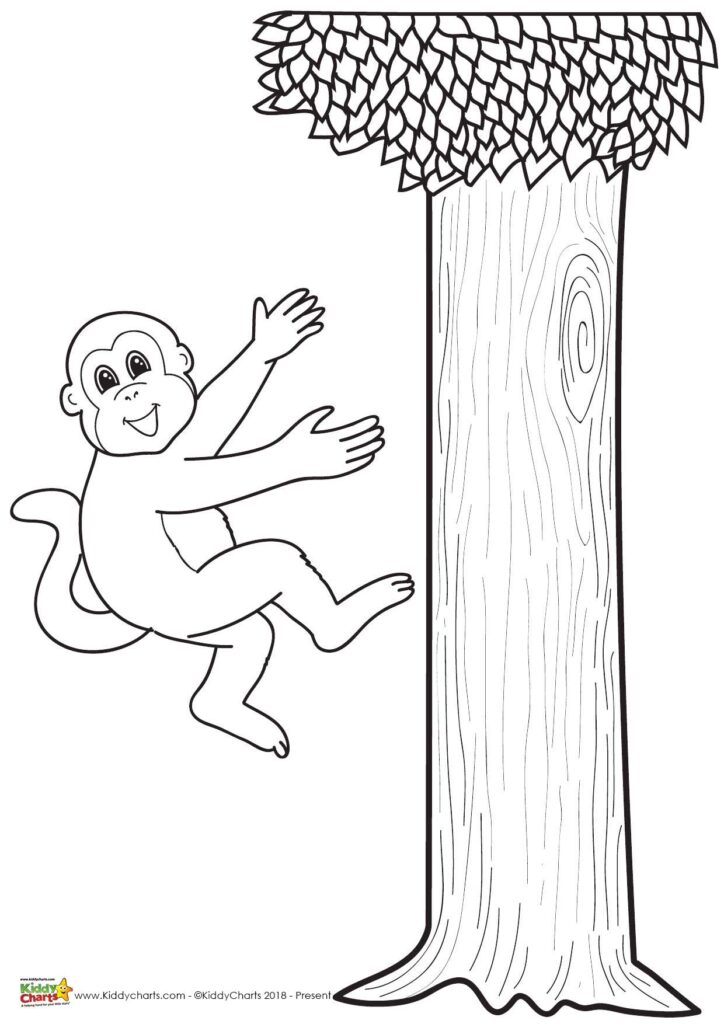 STEM activities for kids: Free climbing monkey printable