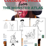 We've got a bit of fun for you today - some European Ghosts and other colouring pages of monsters from Europe. Nip over and download them today! #Halloween #Printables #ColoringPages
