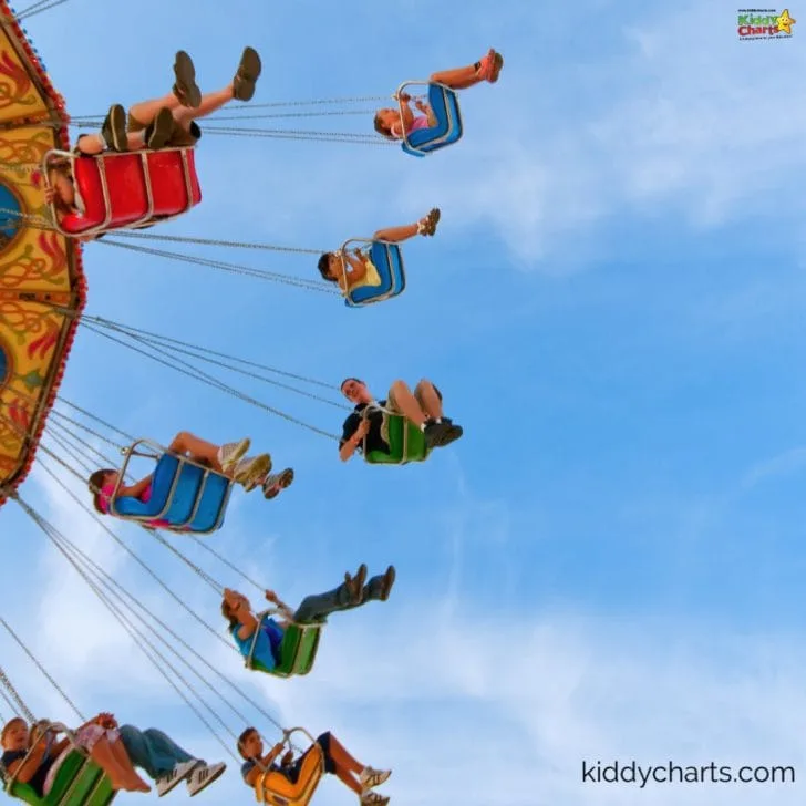 Funfair swings