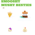 The image is promoting a bundle of six Smooshy Mushy Besties from the website Kiddy Charts.