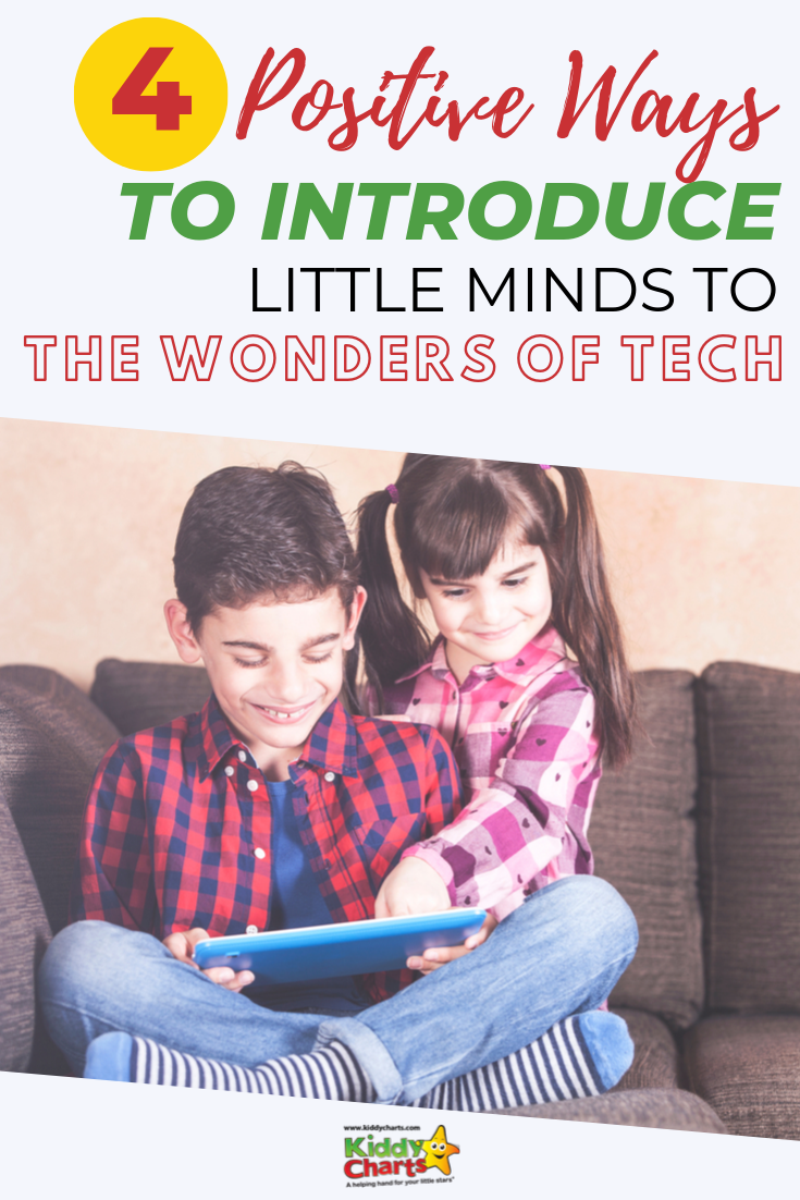 Little ones must learn how to use the wonders of tech productively, not addictively. Here 4 positive ways to introduce technology to kids.