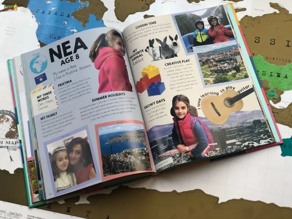 Today we take a look at one of Lonely Planet's Kids books today; a book which enables you to meet 84 kids from different countries: This is My World.