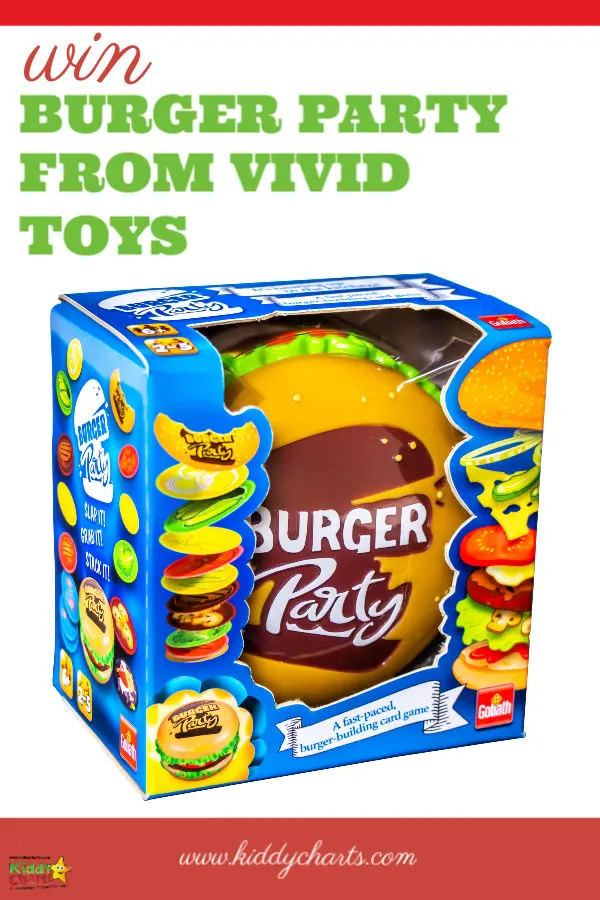 Burger party game - A fantastic giveaway in collaboration with Vivid Toys!