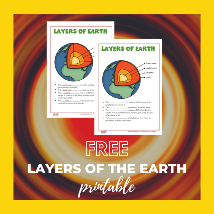 layers of the earth printable