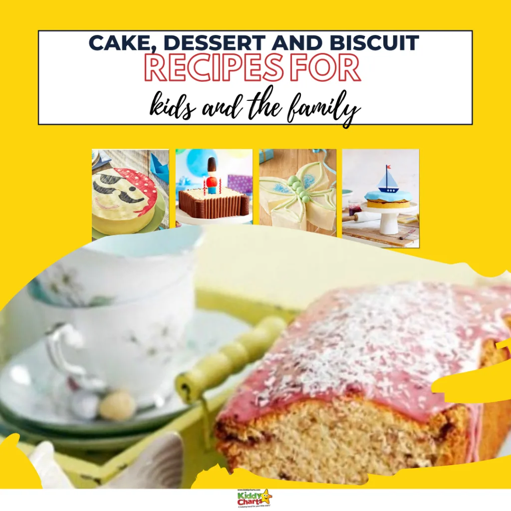 Cake, dessert, and biscuit recipes for kids and the family. 