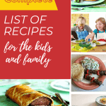 The website Kiddy Charts is providing a list of recipes for kids and families.