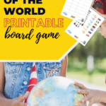 This image is a board game that allows players to learn about different countries of the world.