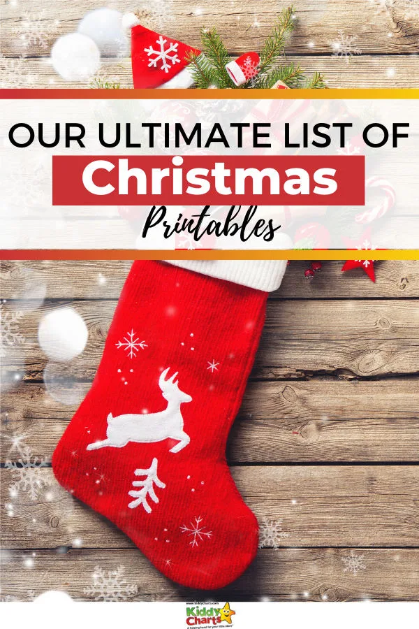 KiddyCharts ultimate list of free Christmas printables