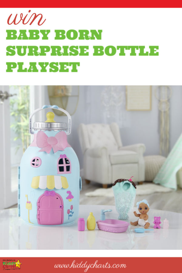 The new BABY born Surprise Bottle Playset is the perfect home for your BABY born Surprise dolls. Win one in our fantastic giveaway today!