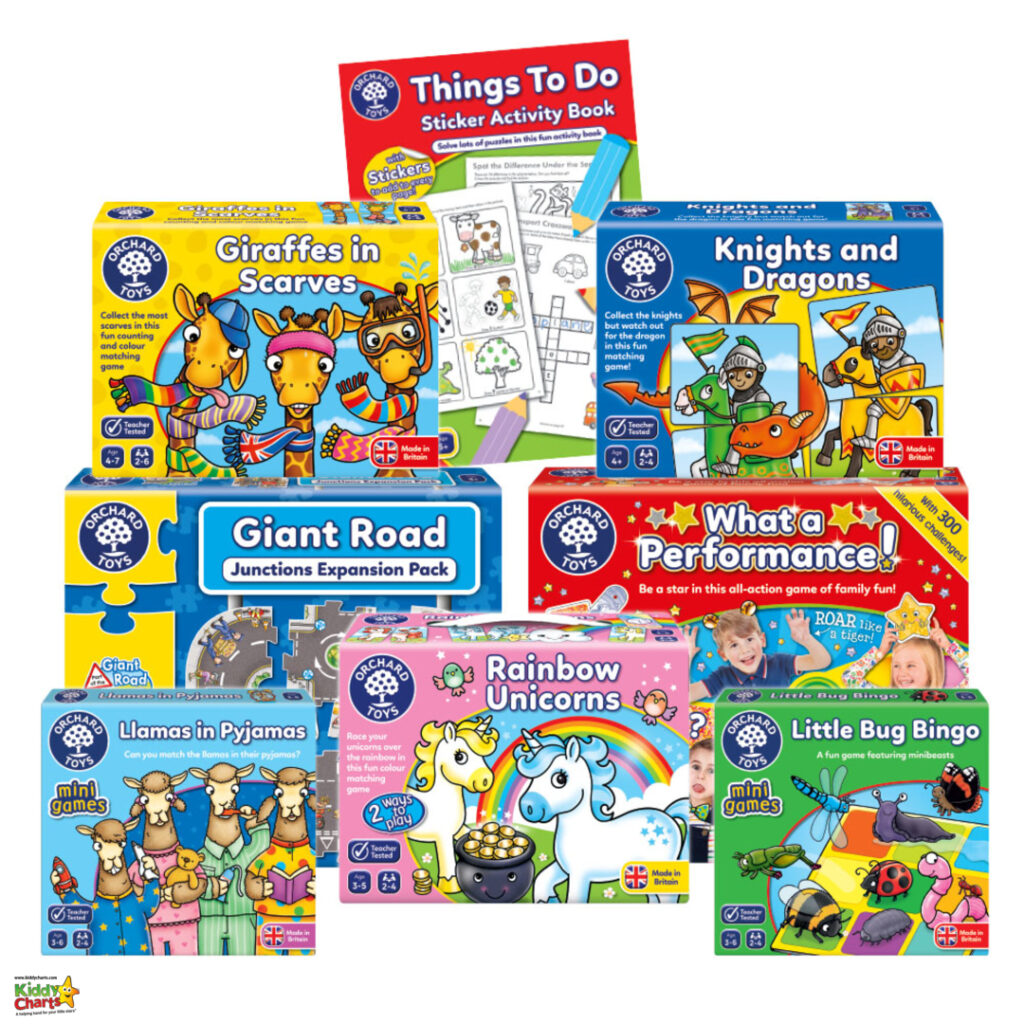 We've teamed up with award winning Orchard Toys to put together this bundle of Orchard Toys! It's the perfect way to kick off the Advent giveaways!