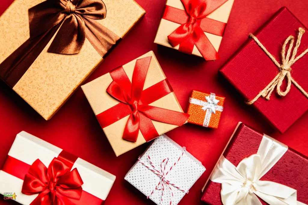 Here's how to have a simple eco Christmas - Variety of Christmas wrapped presents.
