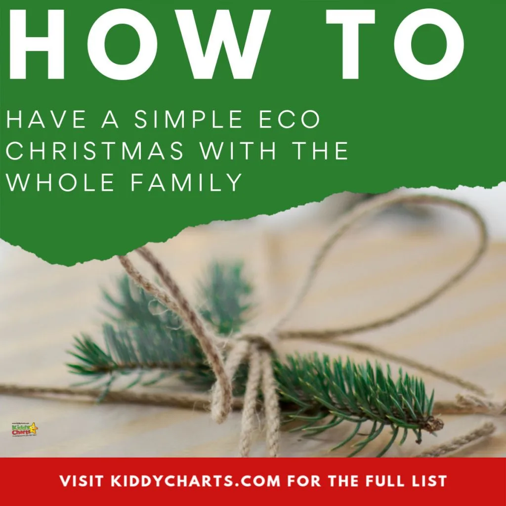 how to have a simple eco Christmas with the whole family