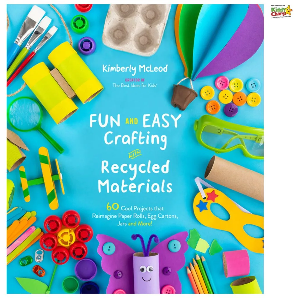 Fun and Easy Crafting with Recycled Materials book cover.