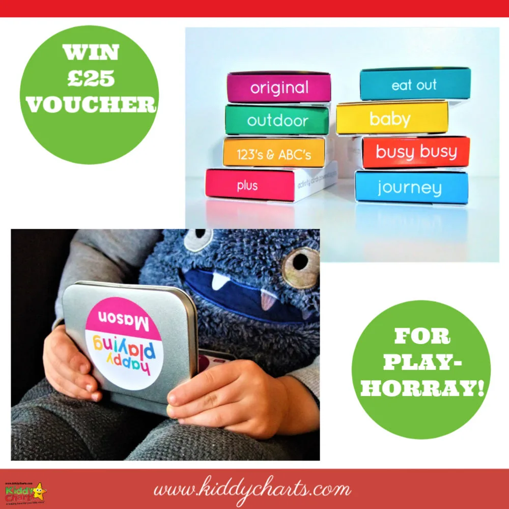 Keep your little ones busy and give yourself five minutes for a cuppa, with PlayHOORAY playPROMPTS. We've got a £25 voucher to give away!