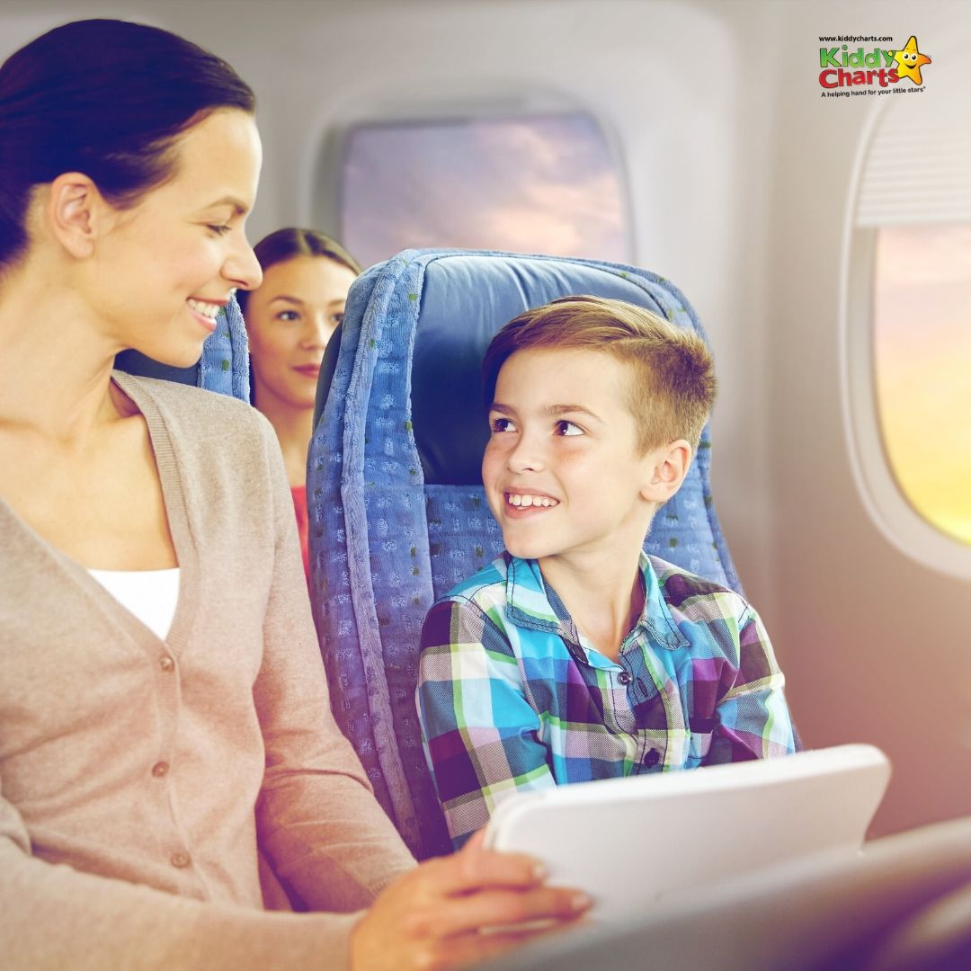 Staying sane flying with kids