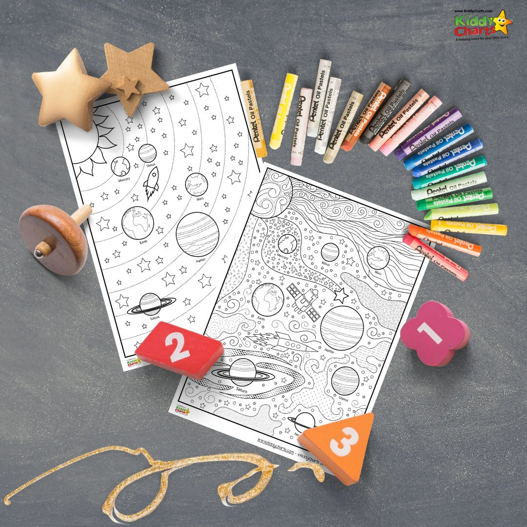 Check out our fantastic space coloring for kids!