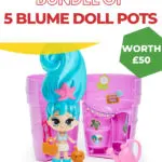 Kiddy Charts is giving away a bundle of five Blume Doll Pots worth £50 as part of their Advent Giveaway, with additional prizes worth over £1000.
