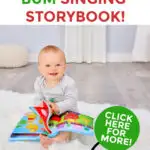 The image is promoting a competition to win a Little Baby Bum Singing Storybook by entering on KiddyCharts.com.