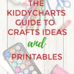This image is advertising a website that provides craft ideas and printables for children.