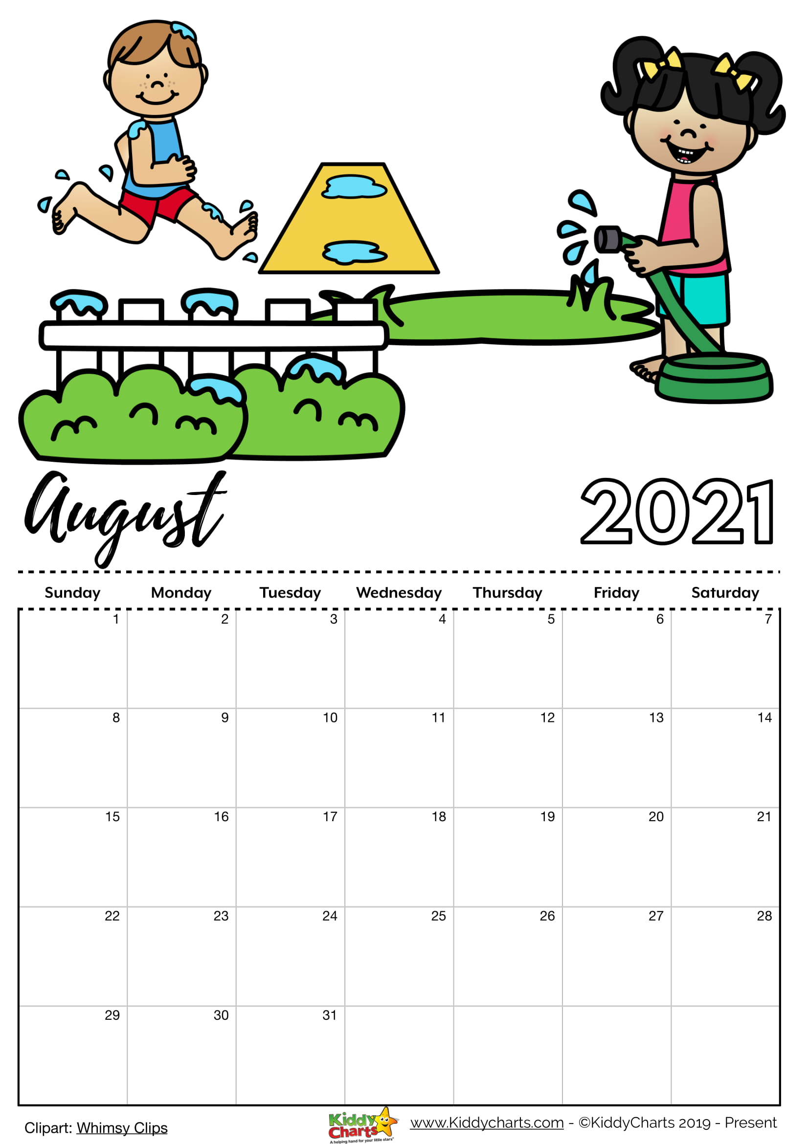 Free printable 24 calendar: includes editable version With Regard To Blank Calendar Template For Kids