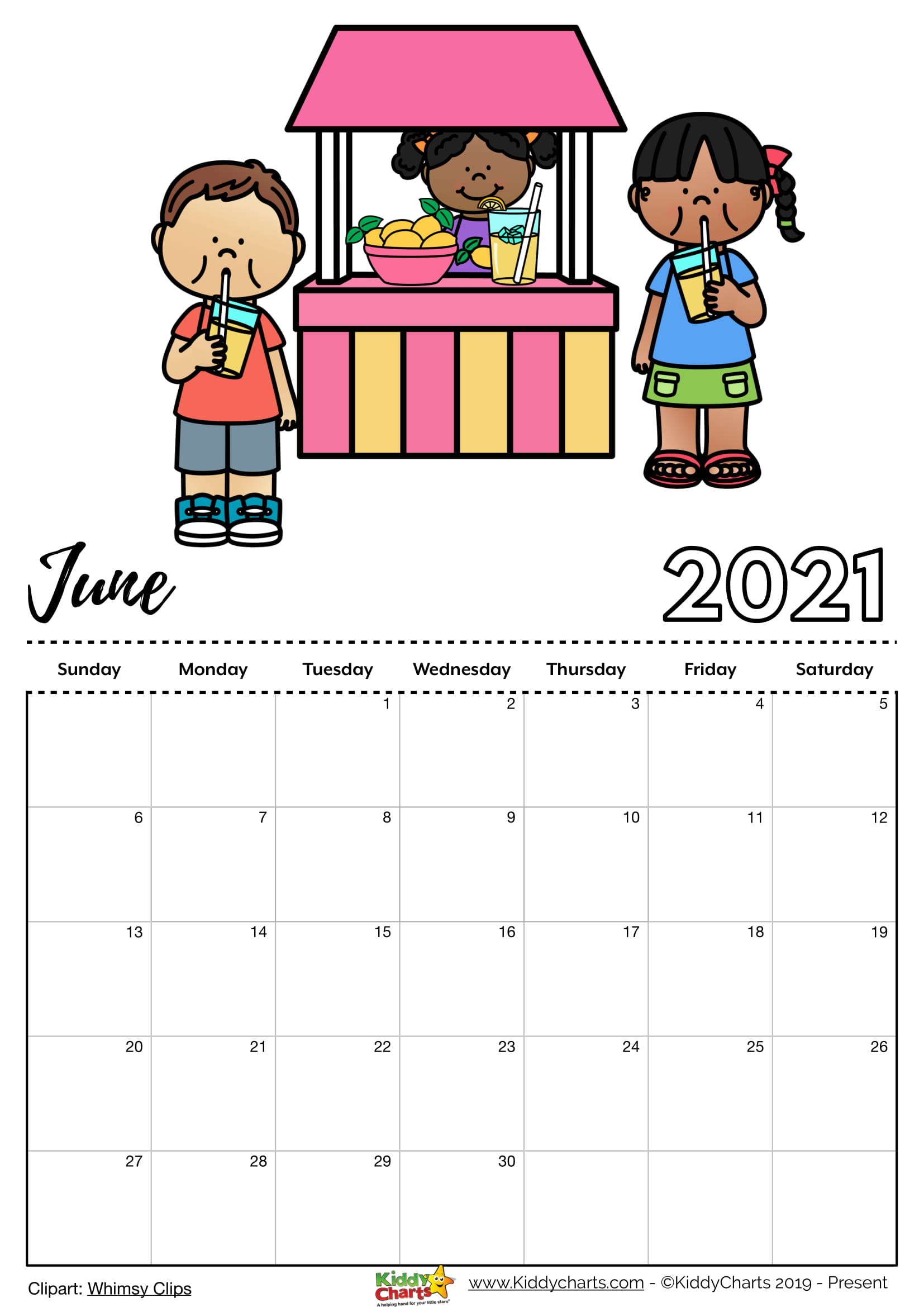 Free printable 2021 calendar: includes editable version