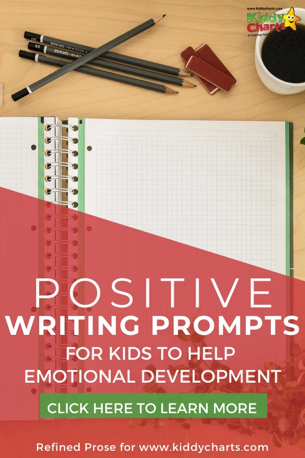 Positive writing prompts for kids to help emotional development