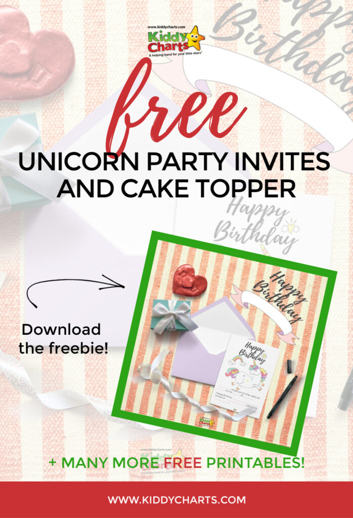 Throwing a unicorn party is a fun way to enjoy the magic of unicorns with your kids. Today we’re sharing our favorite unicorn party invites and cake topper printables so you can throw a festive party without the extra costs. #Printable #Unicorn #PartyIdeas