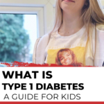 This image is providing a guide to help kids understand Type 1 Diabetes, written by Mummy from Kiddy Charts.