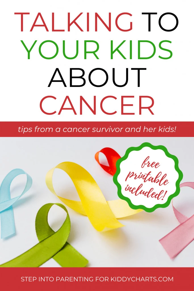 talking to your kids about cancer - a guide and free printables
