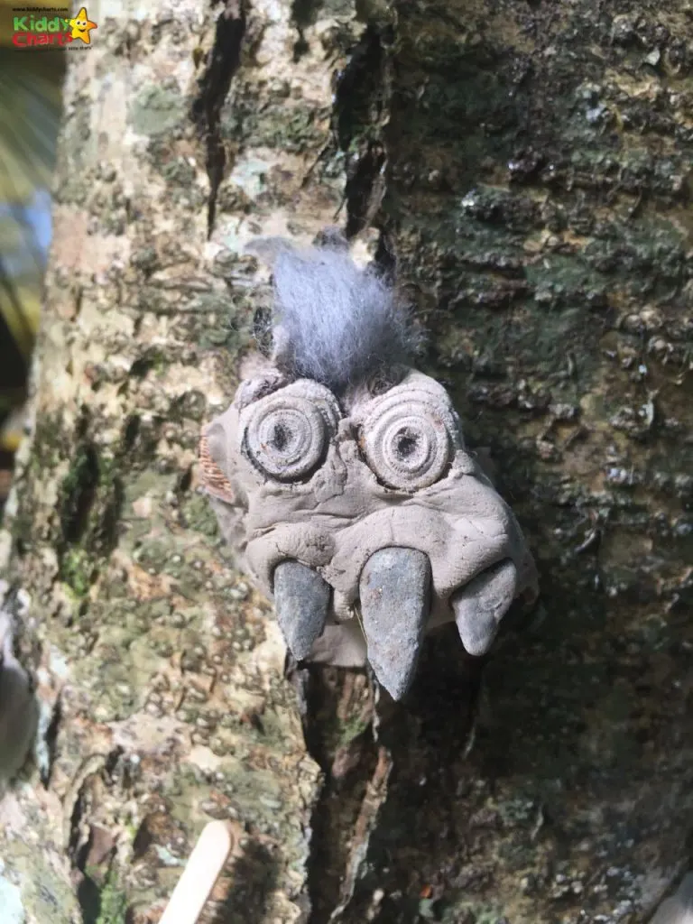Learn how to make tree trolls!