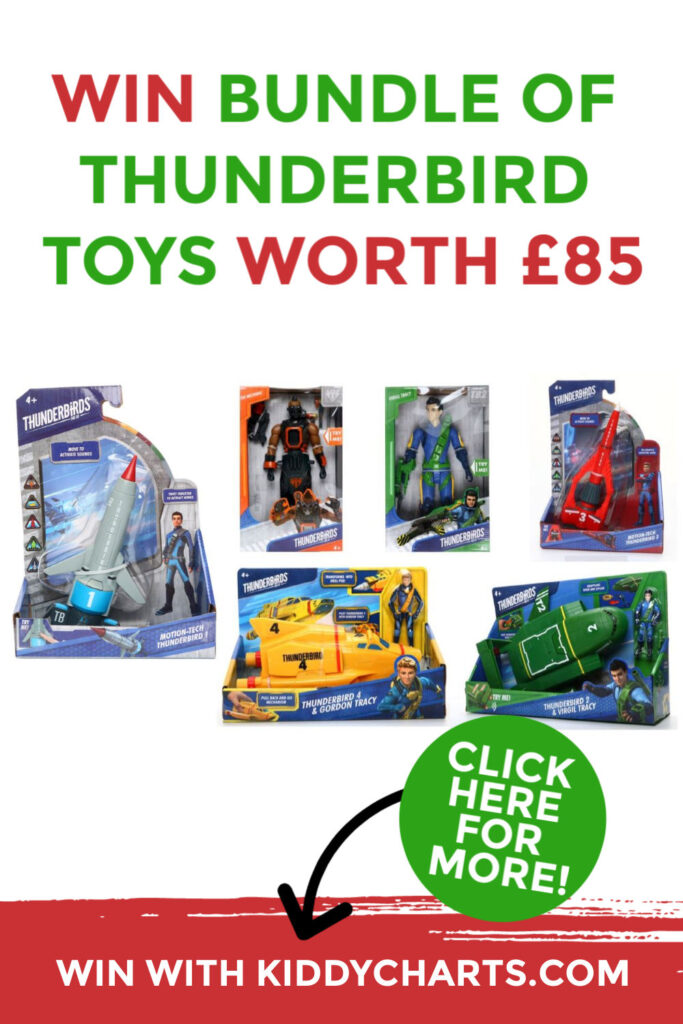 We have TWO Thunderbirds are Go toy bundles to give away to two lucky winners! 