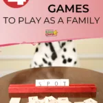 A family is playing word games together on the website Kiddy Charts.