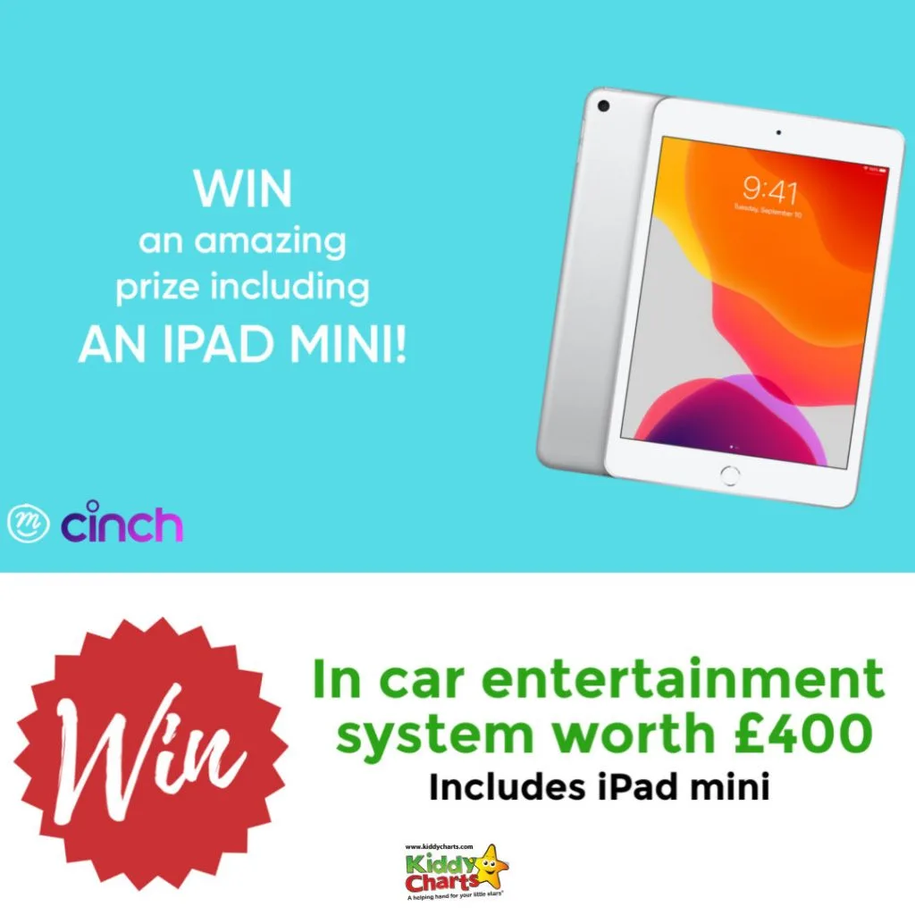 Win a mini iPad and in car entertainment system worth £400