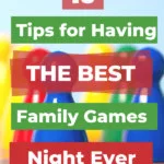 A family is having a fun night of playing games together to create lasting memories.