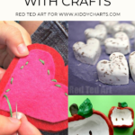 This image is showing a website offering craft activities for children to learn from.