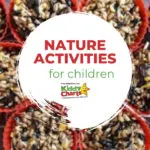 Children are engaging in nature activities with the help of Kiddy Charts, a website created by Emmy's Mummy and Harry Too.