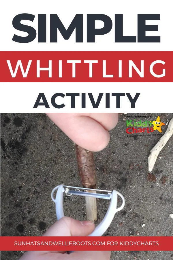 simple whittling activity for kids