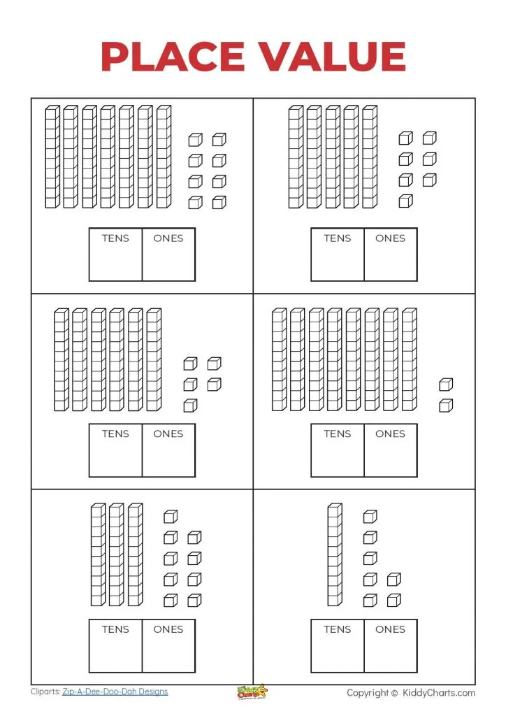 place value free printable