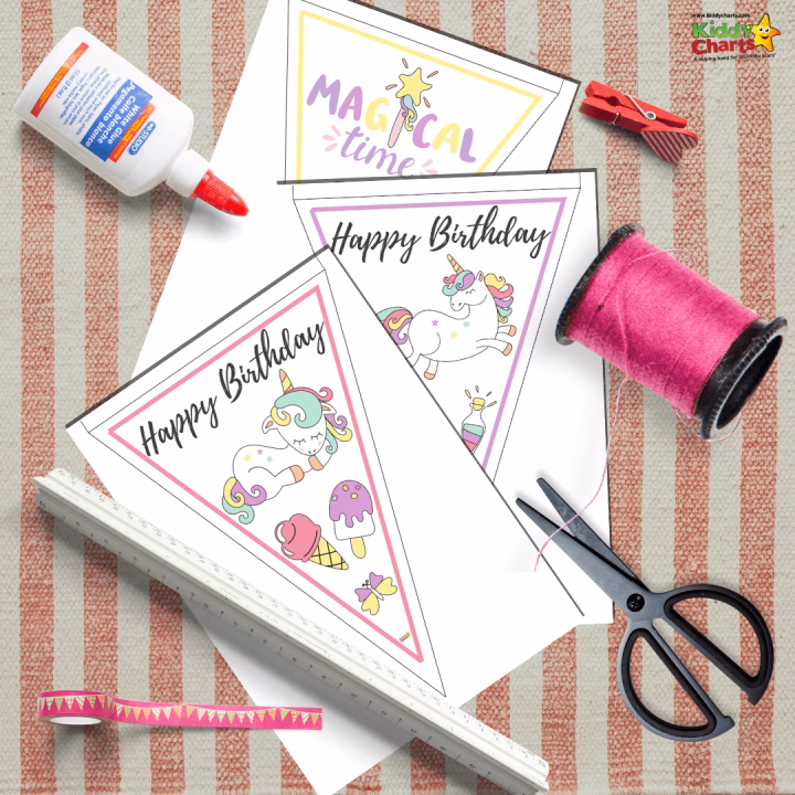 The image is showing a bottle of white glue with the words "Happy Birthday" written on it, to celebrate a special occasion.