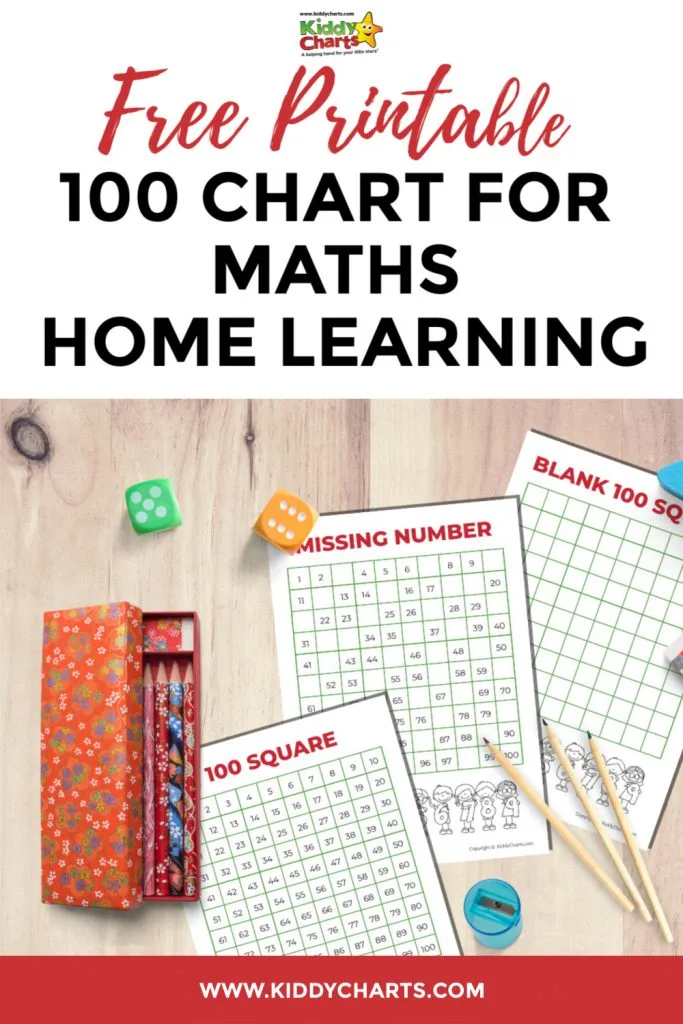 100 square chart activities