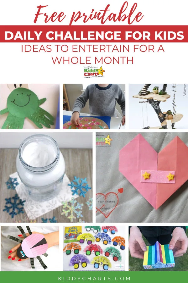 Free challenges for kids - 31 day maker challenge